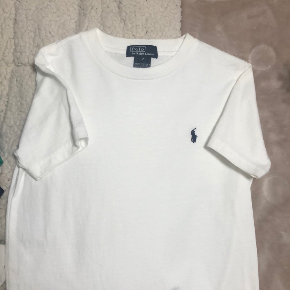 Boys white Polo